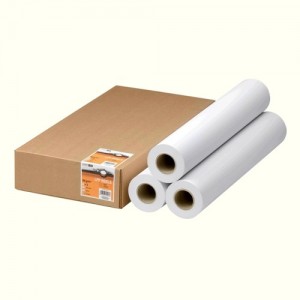 Бумага рулонная для плоттеров 420 мм*50 мм*50 м  80 г/м2
